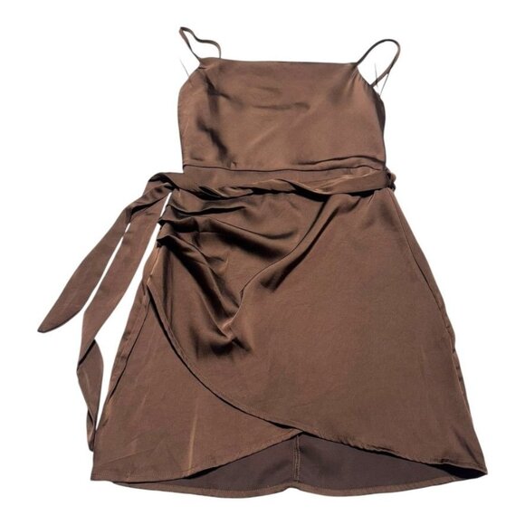 Altar'd State Mini Dress Brown Size Small - Picture 1 of 6